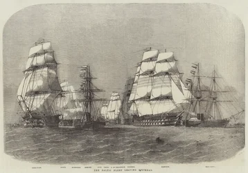 Baltská flotila opouští Spithead